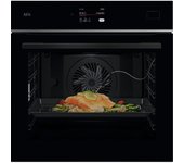 Horno aeg tb8sb73zab cristal negro perfil inox vapor