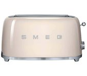 Tostadora 2x4 smeg crema tsf02creu