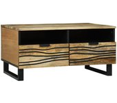 Vidaxl mesa de café 80x54x40 cm madera maciza de mango