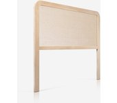 Cabecero de cama de madera eume (ratán) | cama de 105 | pino | crudo sin pintar | pejecar