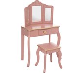 Atmosphera - tocador y taburete para niños sissi rosa