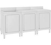 Fregadero de cocina profesional 180 x 60 x 96 cm acero inoxidable 02_0000721