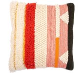 Cojín cuadrado estilo boho bali en algodón funda + relleno - eunice