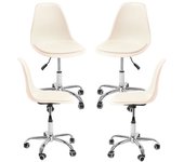Pack 4 sillas dami office - beige