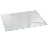 Placa de cristal para chimenea, zócalo protector de chimenea, diseño moderno | 140x70 cm | rectángulo | color gris