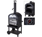 Horno de pizza y barbacoa progarden black