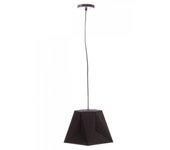 Lámpara de araña hexagonal negra 46x40x25h