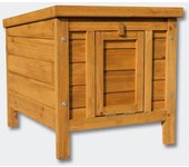 Conejera para roedores, gallinero u otros animales pequeños de madera 420 x 515 x 430 mm 3716001