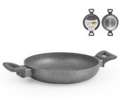 Sartén de inducción de piedra antiadherente h&h gris, 28 ollas