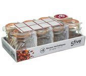 5five - tarro de cristal hermético x8 150ml
