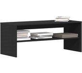 Vidaxl mueble para tv madera contrachapada negro100x40x40 cm