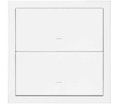 Simon 100 | kit frontal 1 elemento con 2 teclas blanco mate 10020103-230