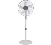 Ventilador de pie belmonte blanco/gris 3 vel.45w 5aspas orientable, fijo y rotatorio regx43x40 cm