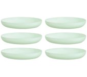 6 plato postre opal luminarc diwali paradise 29cm - verde