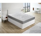 Colchón royal sleep ceramic pocket, muelles ensacados con viscoelástica, hilo de carbono efecto antiestrés y biocerámico, 27 cm, confort alto, 90x190