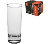 Vasos de cristal transparente cortina whisky cl22