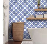 60 vinilo baldosas étnico daoukro - adhesivo de pared - revestimiento sticker mural decorativo - 60stickers15x15cm