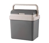 Nevera portátil eléctrica de viaje, coche, camping, 21 l, conexión 12v y 220v, enfría y calienta, briebe, gris, cf1151 50