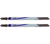 Wolfcraft 3554000 - hojas de sierra de calar vastago en t / madera blanda madera con clavos plastico 110 mm