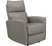Pineto|sillón reclinable con función eléctrica en pu gris claro