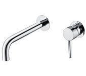 Mice - grifo de lavabo empotrado - monomando de griferia empotrada - grifos de baño para lavamanos color cromo