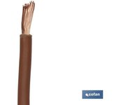 Rollo cable h07v-k 1x6mm2 marrón (100m)