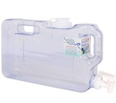 Dispensador de bebidas de plástico 4,2 litros con grifo y asa 20,5 x 7,5 x 39 cm, botella dispensadora agua para frigorífico, tanque, garrafa