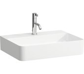 Laufen val lavabo sobre encimera, 1 agujero para grifo, sin rebosadero, us cerrado 550x420mm, h8162820001111, color: blanco