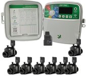 Programador de riego wifi esp-tm2 12 zonas exterior rain bird | riego automatico para jardin | 12 electroválvulas 100hv 24v 1''