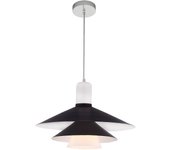 Lámpara colgante lumineca hon 45x30 cm marrón y blanco