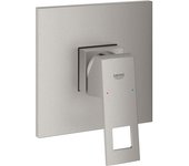 Grohe eurocube mezclador de ducha de una mano, roseta rectangular, 24061dc0, color: supersteel