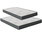 Colchón pack 3 viscoelástico 135x190x23/cl90x190x15