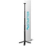 Instarter trípode de mesa con brazo telescópico para cámaras, smartphones y luces - mini trípode, también utilizable como palo selfie, tornillo de ...