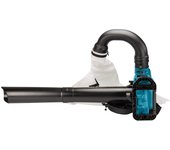 Makita dub 363 pt2v aspirateur souffleur sans fil 36 v ( 2x 18 v ) brushless + 2x batterie 5,0 ah + 1x double chargeur + kit d'aspiration