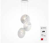 Maytoni reflex plafón colgante moderno de 6 luces blanco 3000k