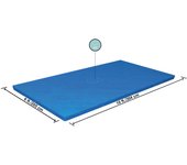 Cobertor invierno para piscina desmontable tubular bestway 300x201x66 cm