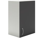 Mueble alto haaus karo, 1 puerta, antracita/blanco, 40 x 30 x 60 cm