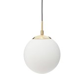 Atmosphera - lámpara colgante de bola 'dris' - metal dorado d. 20 cm