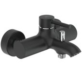 Mezclador de bañera mecánico negro mate, ideal standard kolva
