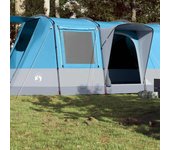 Tienda de campaña túnel para 4 personas impermeable azul v6632 4 personas / azul