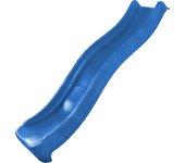 Axi sky220 tobogán con conexion de agua blu - 220 cm | elemento adicional para torre de juegos infantiles | tobogán de agua / tobogán adicional para