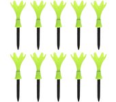 Tees de golf de plástico ajustables de alta estabilidad y resistencia al desgaste tees de pelota de golf (verde)