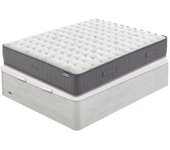 Pack ahorro flex colchón nimbus + canapé madera 25 - 160x200 cm - natural