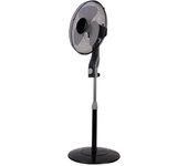 Ventilador de pie magico negr/gris 3 vel.45w 3aspas orientable fijo y rotatorio regx41x41 cm