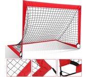 Portería de fútbol para niños, red de fútbol plegable, mini jaula de fútbol, 120 x 90 x 90 cm