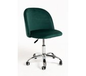 Silla vint terciopelo office - verde