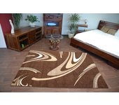Alfombra karmel coffee marrón 160x220 cm