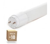 Pack 10 tubos led t8 22w 3080lm 6000ºk vidrio 150cm 40.000h [tc-t8-22wc-cw-pk10-ap]