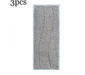 Lote de 3 paños de limpieza húmedos para irobot braava jet m6 – microfibra reutilizable 27x11cm, 41g