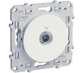 Enchufe para tv odace, blanco